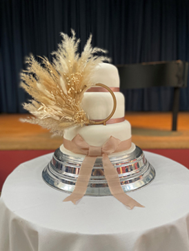 Dried Flowers Wedding Cake